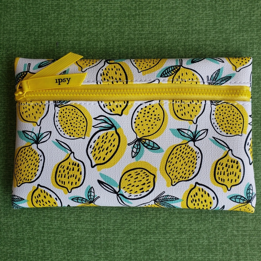Lemon Ipsy Makeup Bag